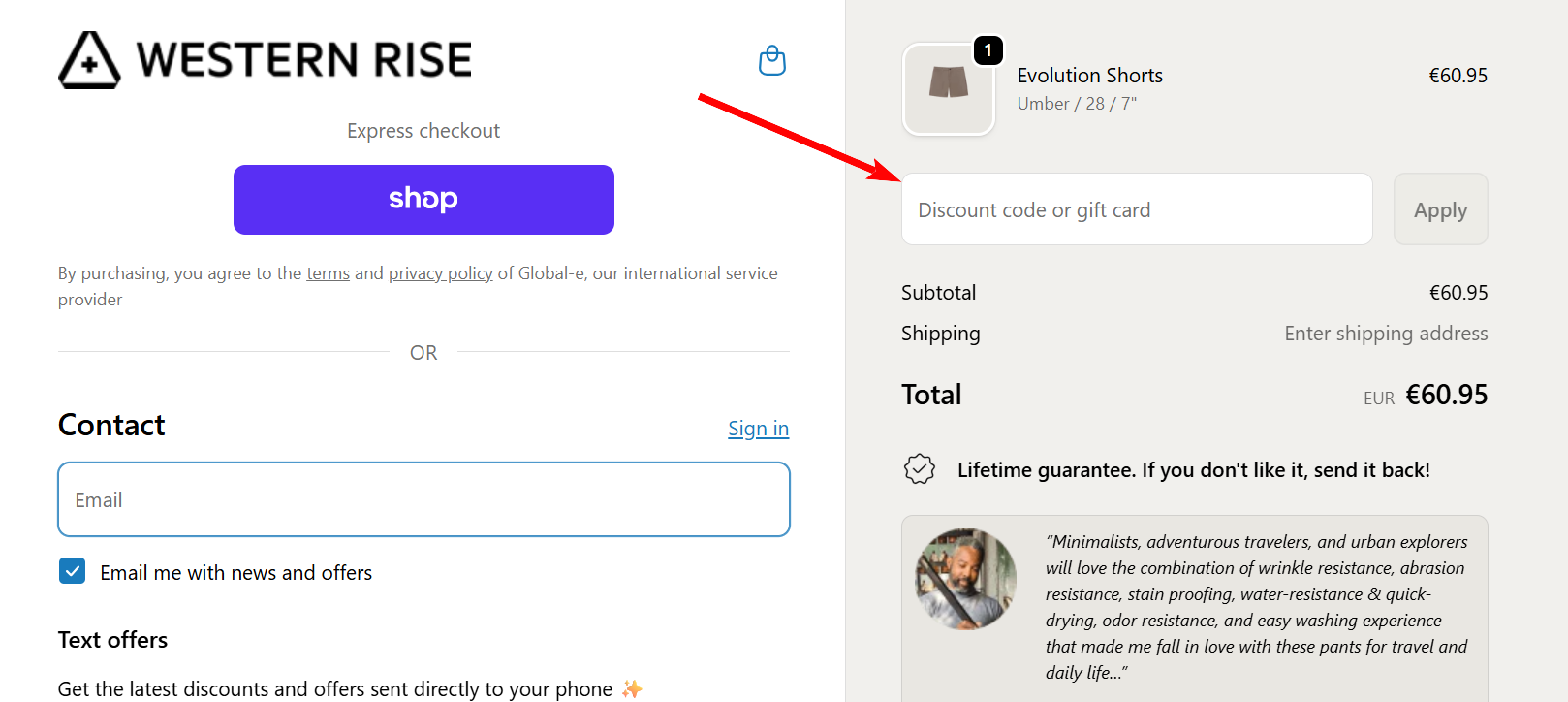 How to Use a Western Rise Promo Code